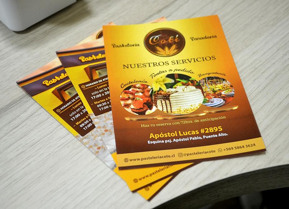 Flyers 10x14 cms. 1000 uni. 1 cara