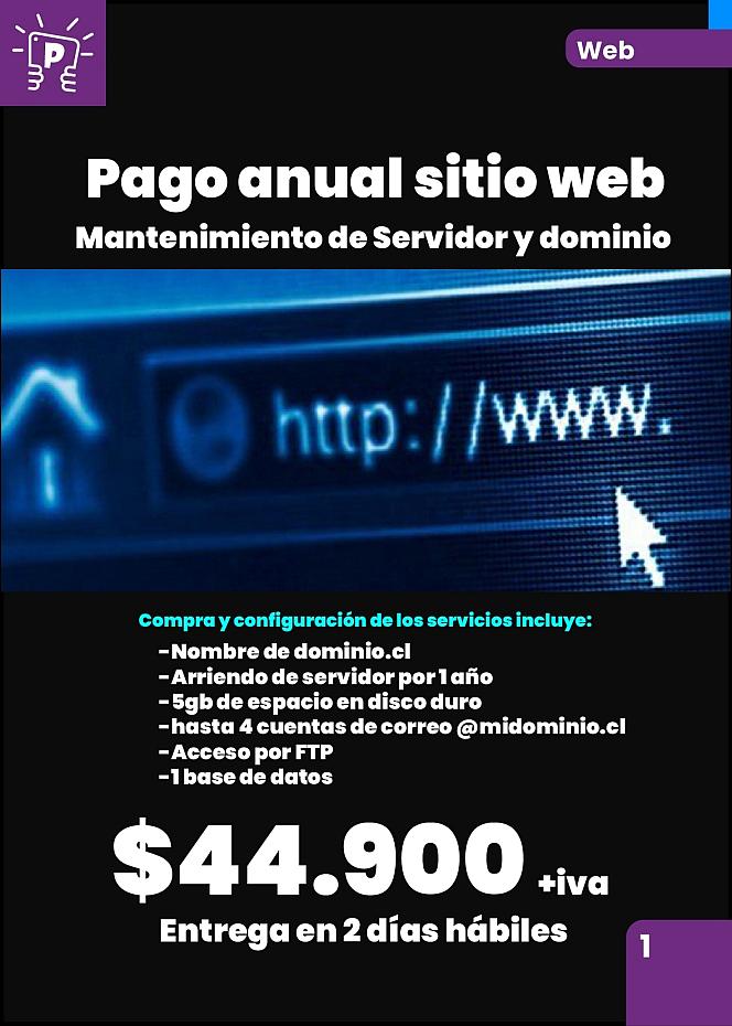 Renovación Dominio y Servidor web