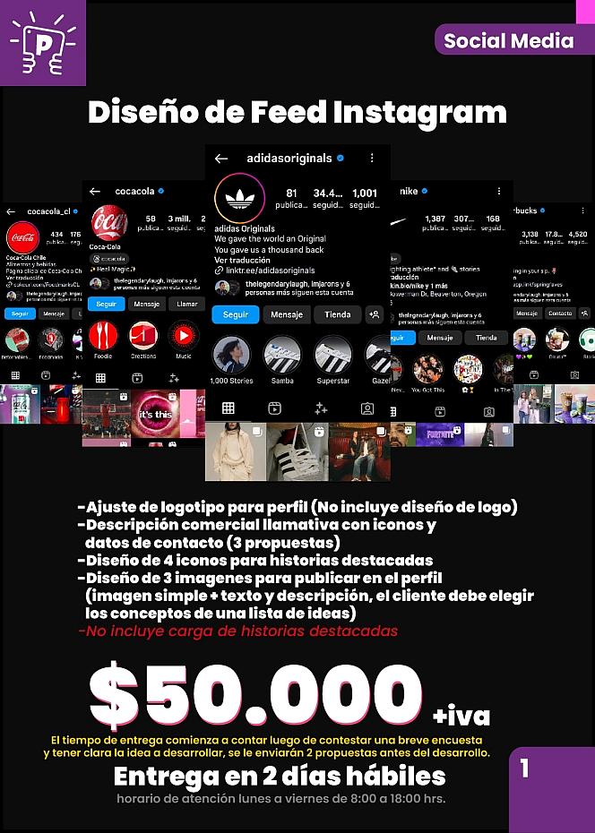 Diseño de Feed instagram