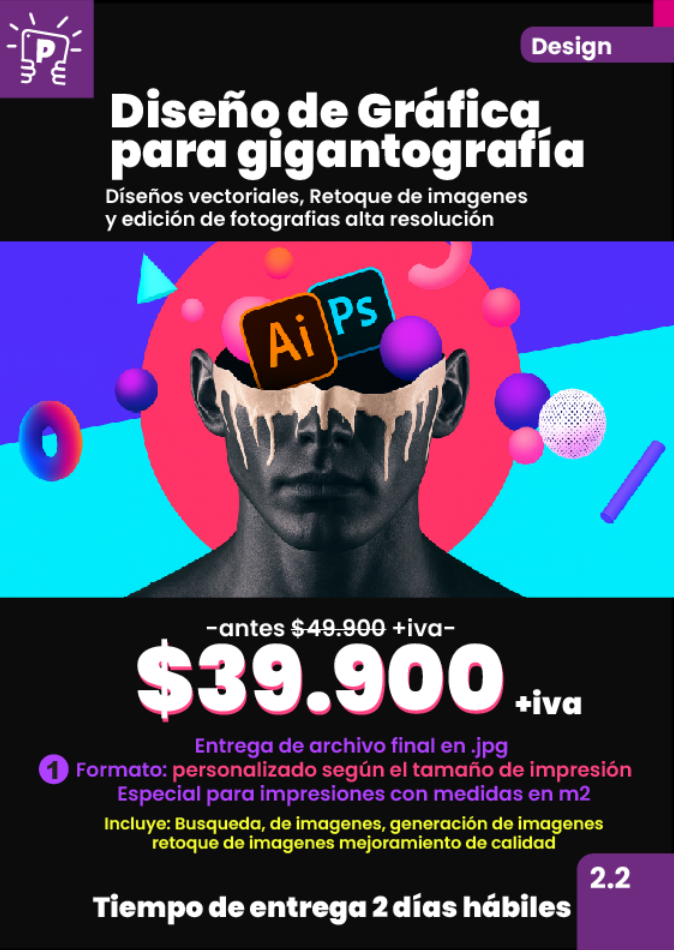 Diseñamos gráficas profesionales para gigantografías y gran formato. Imágenes de alta ...